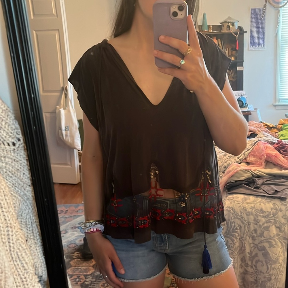 Free People Boho Blouse